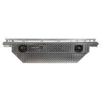 CamLocker - CamLocker S60LPBLRL 60in Crossover Tool Box With Rail For Jeep Gladiator JT Polished Aluminum