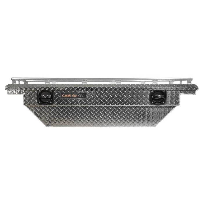 CamLocker - CamLocker S60LPBLRL 60in Crossover Tool Box With Rail For Jeep Gladiator JT Polished Aluminum