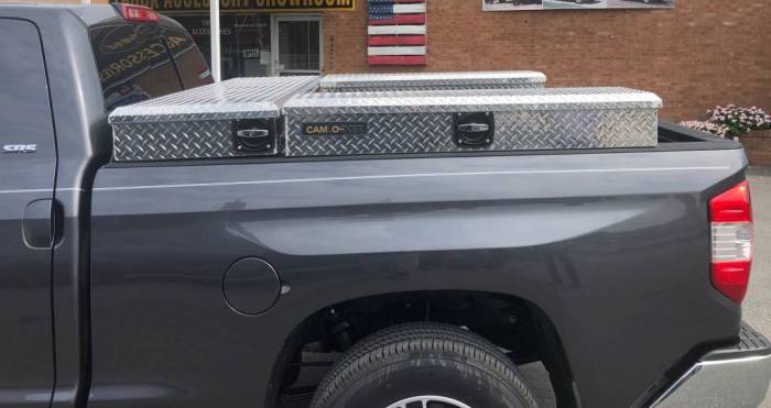 Camo truck store tool box