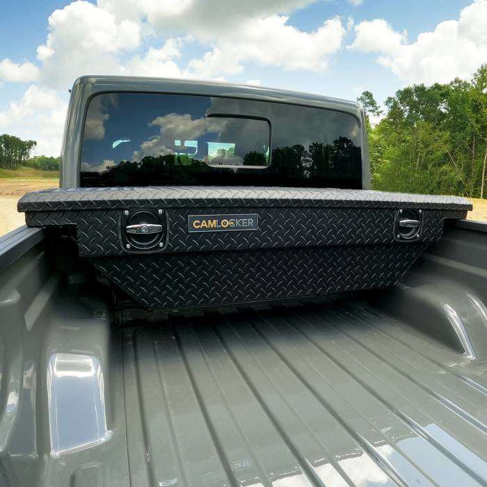 CamLocker S60LPBLRLGB 60in Crossover Tool Box with Rail For Jeep Gladiator JT Gloss Black