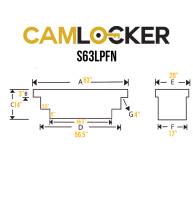 CamLocker - CamLocker S63LPFNMB 63in Crossover Truck Tool Box - Image 5