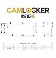 CamLocker - CamLocker KS71LPRL 71in Crossover Truck Tool Box with Rail - Image 5
