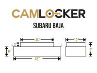 CamLocker - CamLocker SUBARUMB 48in Crossover Tool Box For Subaru Baja Matte Black - Image 7