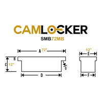 CamLocker - CamLocker SMB72MB 72in Side Mount Box Matte Black - Image 3