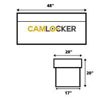 CamLocker - CamLocker RV48 48in Chest Box Polished Aluminum - Image 3
