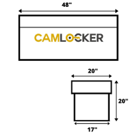 CamLocker - CamLocker RV48 48in Chest Box Polished Aluminum - Image 2