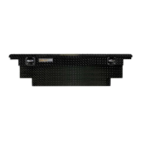 CamLocker - CamLocker KSL71LPUNGB 71in King Low Profile Slimline Notched Crossover Truck Tool Box - Gloss Black - Image 2