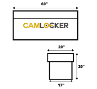 CamLocker - CamLocker RV60GB 60in Chest Gloss Black - Image 2