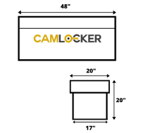 CamLocker - CamLocker RV48GB 48in Chest Gloss Black - Image 2