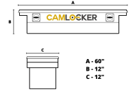 CamLocker - CamLocker SXSLPGB SXS 60in Xover LP Gloss Black - Image 2