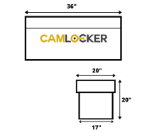 CamLocker - CamLocker RV36MB 36in Chest Matte Black - Image 2