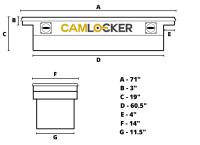CamLocker - CamLocker KSL71LP 71in Xover Deep 14in Slim LP - Image 2